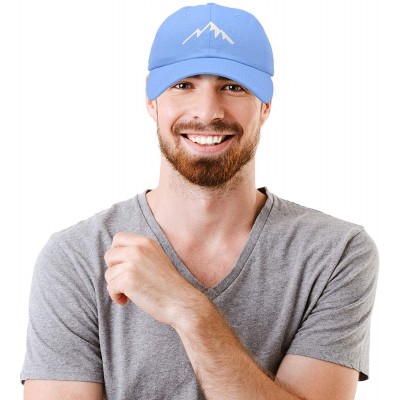 Baseball Caps Outdoor Cap Mountain Dad Hat Hiking Trek Wilderness Ballcap - Light Blue - C318SKW369X $11.12