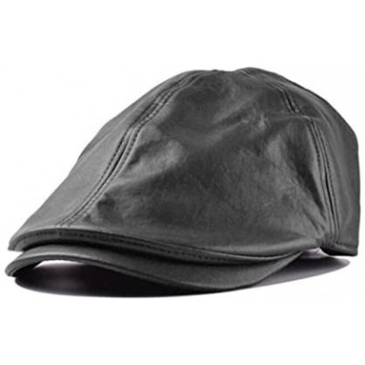 Newsboy Caps Crytech Vintage Leather Breathable Duckbill - CT18ZGS3D3U $9.35