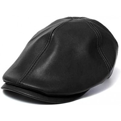 Newsboy Caps Crytech Vintage Leather Breathable Duckbill - CT18ZGS3D3U $9.35