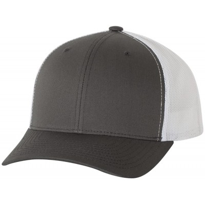 Baseball Caps Trucker Cap - Charcoal/White - C4188ZCHDRY $8.18