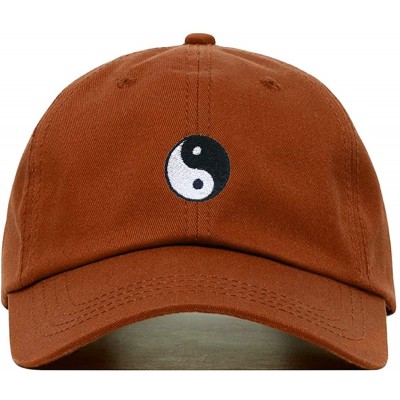 Baseball Caps Yin Yang Baseball Hat- Embroidered Dad Cap- Unstructured Soft Cotton- Adjustable Strap Back (Multiple Colors) -...