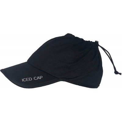 Baseball Caps Cooling Hat For Ice - 4.0- Black - CA18Q2CQNC2 $26.14