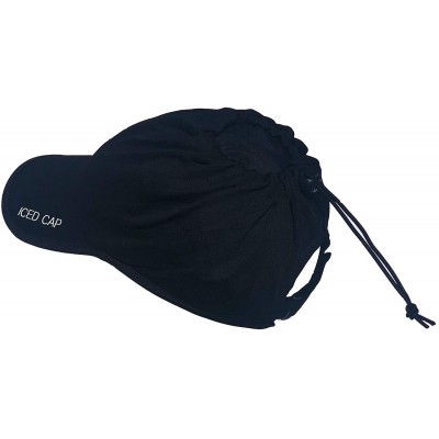 Baseball Caps Cooling Hat For Ice - 4.0- Black - CA18Q2CQNC2 $26.14