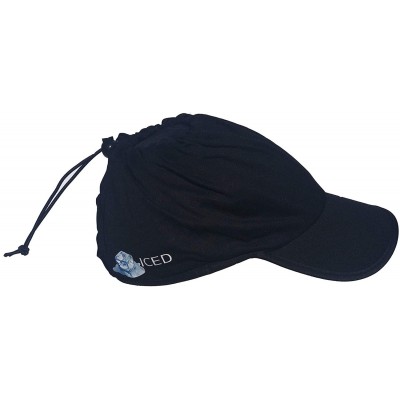 Baseball Caps Cooling Hat For Ice - 4.0- Black - CA18Q2CQNC2 $26.14