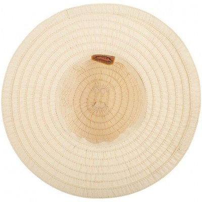 Sun Hats Women's Sewn Ribbon Crusher Hat - Natural - CR115VMIT1L $25.05