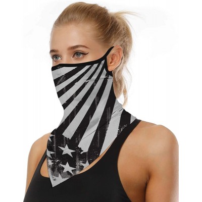 Balaclavas Face Mask Bandana Ear Loops Face Scarf Balaclava Face Mask Men Women Neck Gaiters Outdoors Sports Dust Mask - CA19...