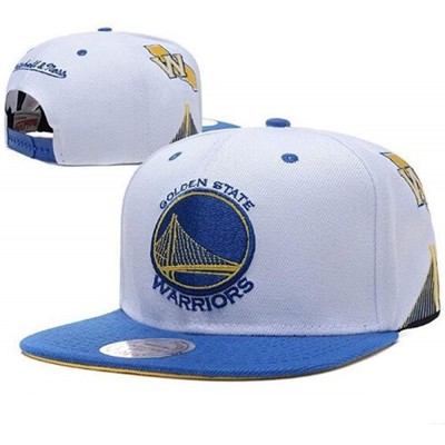 Skullies & Beanies Unisex Adjustable Fashion Leisure Baseball Hat-Golden State Warriors Cap - White-w - CJ18UKEIXHL $11.57