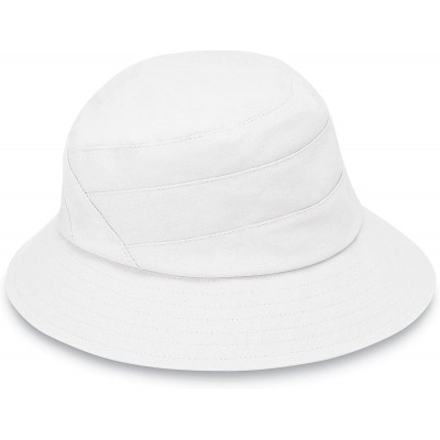 Sun Hats Women's Taylor Sun Hat - UPF 50+- Adjustable- Ready for Adventure- Designed in Australia - White - CO12O3XDK6K $47.51