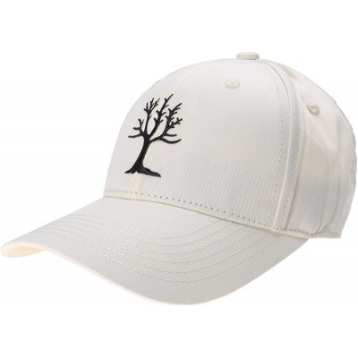 Baseball Caps Embroidered Cotton Baseball Cap Adjustable Snapback Dad Hat - Beige- Tree - CV182SINGX6 $7.72