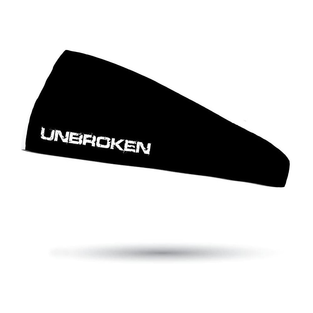 Headbands Unbroken" Moisture Wicking 3" Headband- One Size- Black - CL11MB4315V $9.08