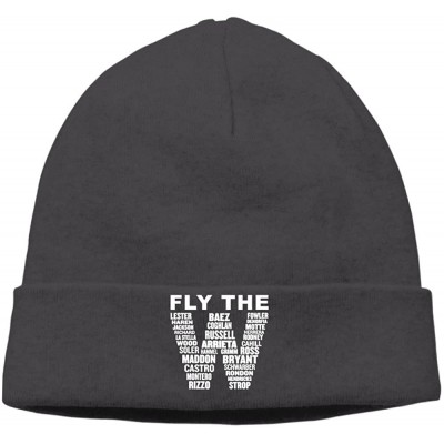 Skullies & Beanies Fly The W Soft Funny Black Skull Hat Beanies Cap - Black - C212N8AER04 $9.84