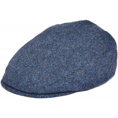Newsboy Caps Men's 100% Wool Flat Cap Classic Irish Ivy Newsboy Hat - Navy - CE196H5II95 $33.58