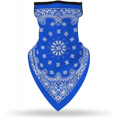 Balaclavas Face Bandana Neck Gaiters Balaclava for Dust Wind Motorcycle - Pattern-blue-6 - CW198CY7LKN $12.88