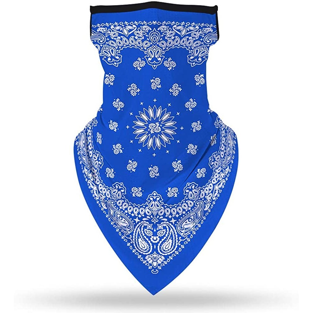 Balaclavas Face Bandana Neck Gaiters Balaclava for Dust Wind Motorcycle - Pattern-blue-6 - CW198CY7LKN $12.88