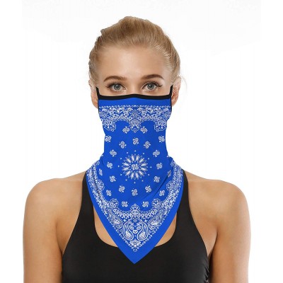 Balaclavas Face Bandana Neck Gaiters Balaclava for Dust Wind Motorcycle - Pattern-blue-6 - CW198CY7LKN $12.88