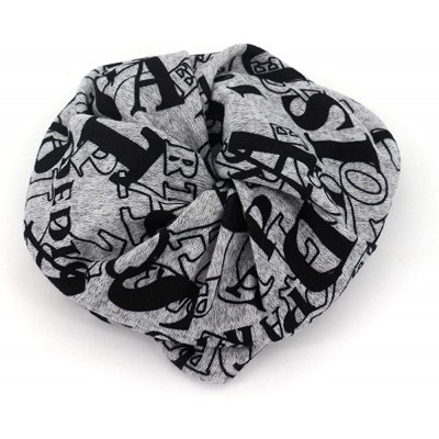 Skullies & Beanies Slouchy Beanie Hat Unisex Letter Print Scarf Casual Outdoor Convertible Skull Cap Windproof Hats - Gary-2 ...