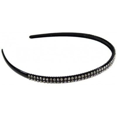 Headbands Girls Sparkling Black Headband - CY116MTYB73 $9.28