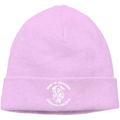Skullies & Beanies Mens & Womens Sons Of Anarchy Season Skull Beanie Hats Winter Knitted Caps Soft Warm Ski Hat Black - Pink ...