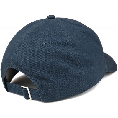 Baseball Caps Cat Mom AF Embroidered Soft Cotton Dad Hat - Navy - CY18EYNCGAX $15.80