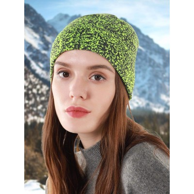 Skullies & Beanies Unisex Cabel Knit Lined Beanie Skull Winter Warm Strech Hats for Women Men Slouchy Soft Thick Knit Caps - ...