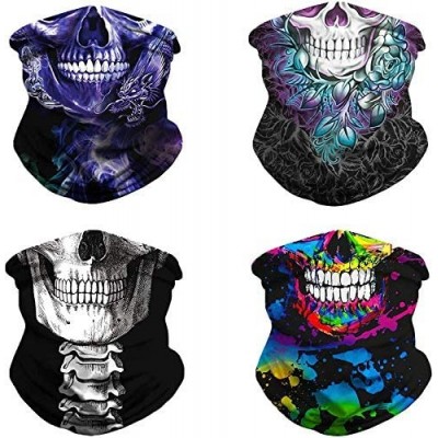 Balaclavas Cycling Protection Bandana Balaclava Headwear - Face*4pcs - CH199L97CNR $28.17