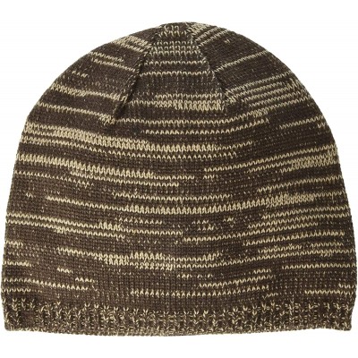 Skullies & Beanies Beanie Hat- OS - Brown/ Khaki - C618WLZ8UOK $18.89