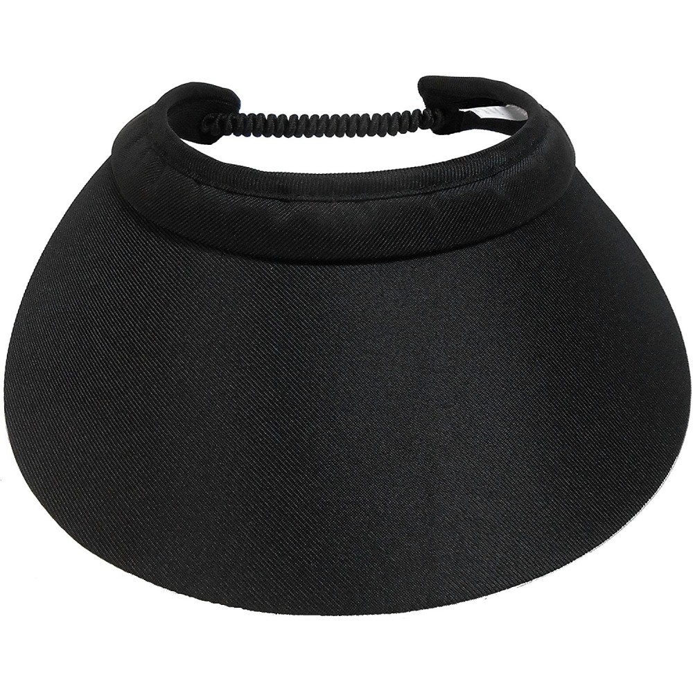 Visors Coil Back Sun Visors [Style 221] - Black - CA11CXV8PDZ $8.66