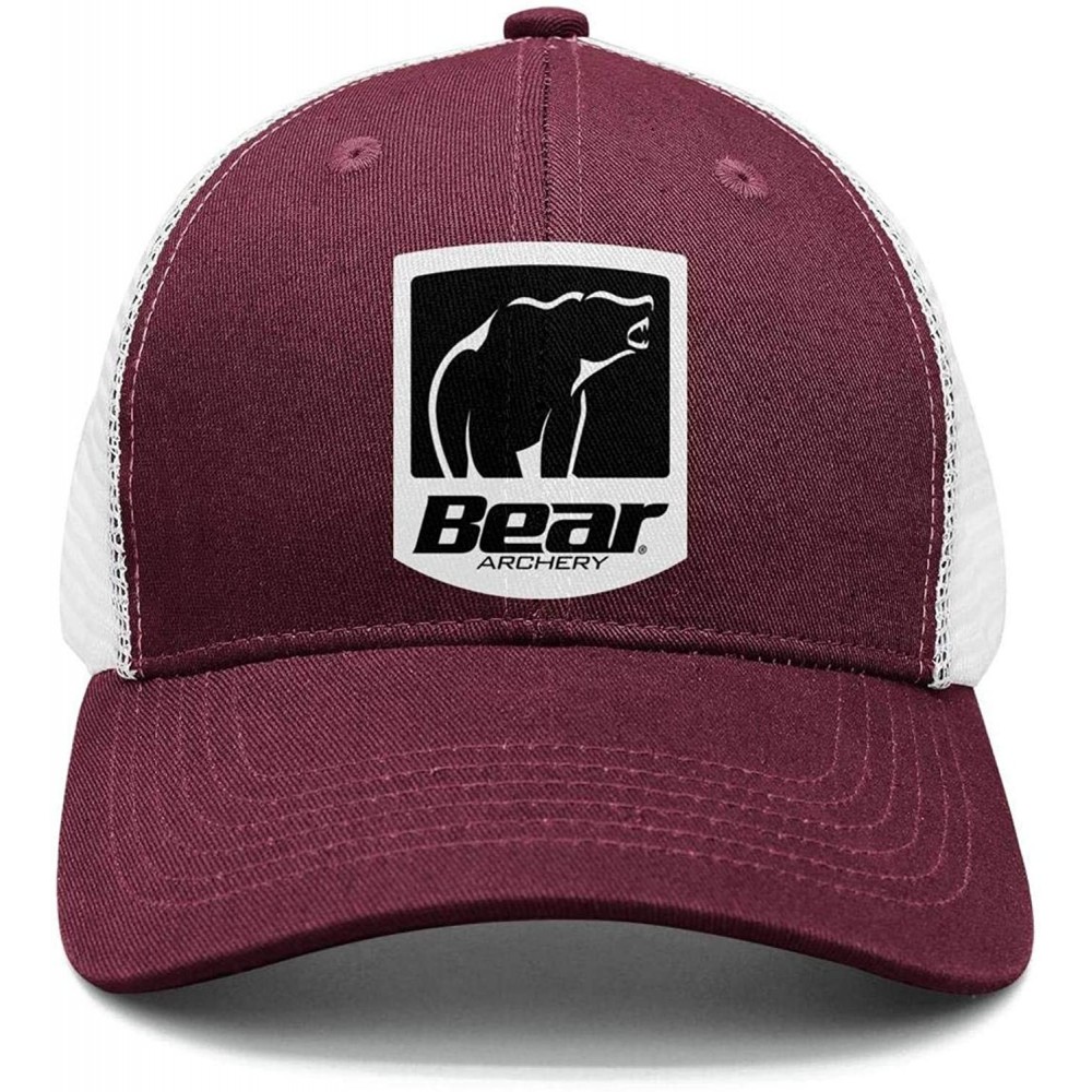 Baseball Caps Unisex Dad Cap Trucker-Bushmaster-Firearms-Hat Casual Breathable Baseball - Maroon-79 - CU18Q7MC8LI $11.21