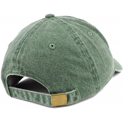 Baseball Caps EST 1951 Embroidered - 69th Birthday Gift Pigment Dyed Washed Cap - Dark Green - CE180QYRK32 $19.39