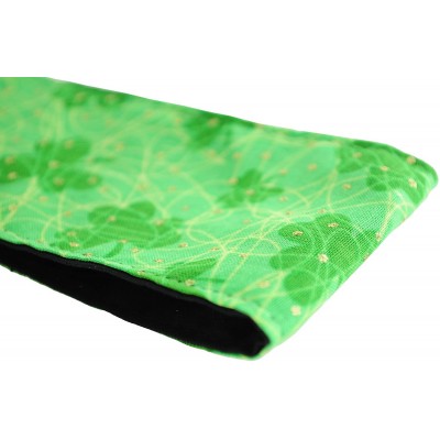 Headbands Luck of The Irish- Glittered Shamrocks St. Patrick's Day Gorgeous Soft Headband Green - CF119CJ1O1B $8.79