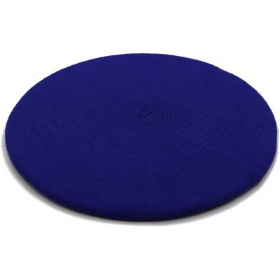 Berets French Beret Hat-Reversible Solid Color Cashmere Beret Cap for Womens Girls Lady Adults - Sapphire - C7193OY6YTT $11.97