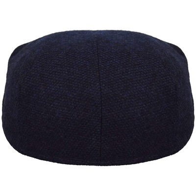 Newsboy Caps Men Wool Blend British Ivy Cap - Navy Windowpane - C918W0WAM67 $27.12