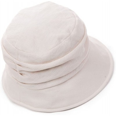 Bucket Hats Womens Bucket Sun Hat UPF 50 Chin Strap Adjustable Breathable - Beige69027 - CB18R3043UA $17.29