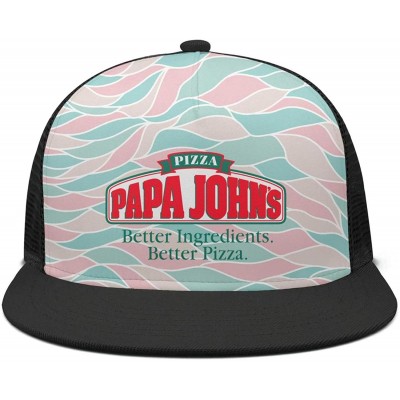 Baseball Caps Cap Adjustable Dad papa-Loves-Pizza- Vintage Full Print Sun Hats - Papa Loves Pizza-8 - C018ICRAZQ2 $13.23