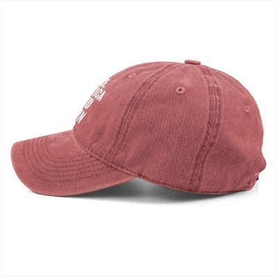 Baseball Caps Make America Kind Again Classic Vintage Jeans Baseball Cap Adjustable Dad Hat for Women and Men - Red - CM18Q5D...