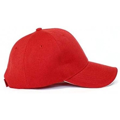 Baseball Caps Colored Venezuela Map Baseball Cap Unisex Sports Adjustable Dad Ball Hat - Red - C2196SXXND2 $11.08