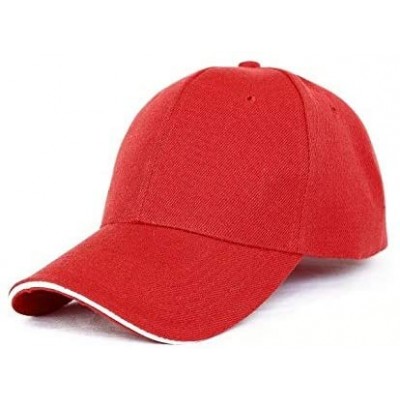 Baseball Caps Colored Venezuela Map Baseball Cap Unisex Sports Adjustable Dad Ball Hat - Red - C2196SXXND2 $11.08