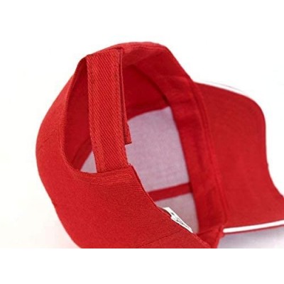 Baseball Caps Colored Venezuela Map Baseball Cap Unisex Sports Adjustable Dad Ball Hat - Red - C2196SXXND2 $11.08