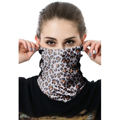 Balaclavas Unisex Multifunctional Seamless Bandana Face Mask Neck Gaiter Headwear Tube Mask Scarf - A-leopard - C7197SS8I0H $...