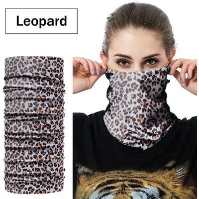 Balaclavas Unisex Multifunctional Seamless Bandana Face Mask Neck Gaiter Headwear Tube Mask Scarf - A-leopard - C7197SS8I0H $...