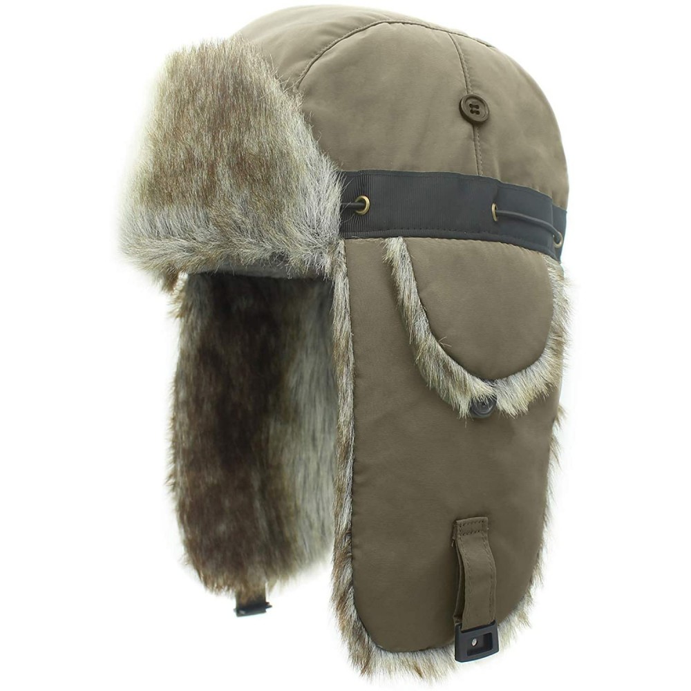 Bomber Hats Bomber Hat Trapper Hat Winter Windproof Ski Hat with Ear Flaps Warm Hunting Hats for Men and Women - CM18ZE4NKHE ...