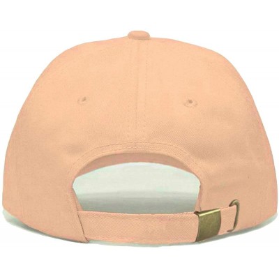 Baseball Caps Baseball Embroidered Unstructured Adjustable Multiple - Peach - CR18NKID6YR $15.68