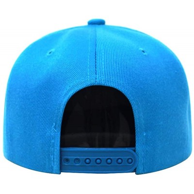 Baseball Caps Flat Visor Snapback Hat Blank Cap Baseball Cap - Turquoise - C718K0SS2LO $9.99