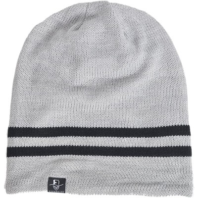 Skullies & Beanies Slouchy Beanie for Men Winter Summer Skull Cap Oversize Knit Hat - B318-light Grey - C012MYDSL1T $11.15