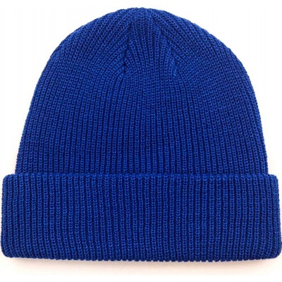 Skullies & Beanies Warm Daily Slouchy Beanie Hat Knit Cap for Men and Women - Blue - CK187Y2GSCD $19.71