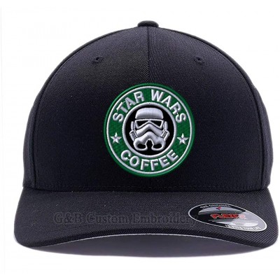 Baseball Caps Star Wars Coffee Custom Embroidered HAT - Black - C918C5Q5855 $25.64