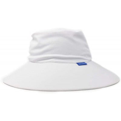 Sun Hats Women's Aqua Hat - UPF 50+- Ready for Adventure- Designed in Australia. - White - CC11QIF2WQN $47.38