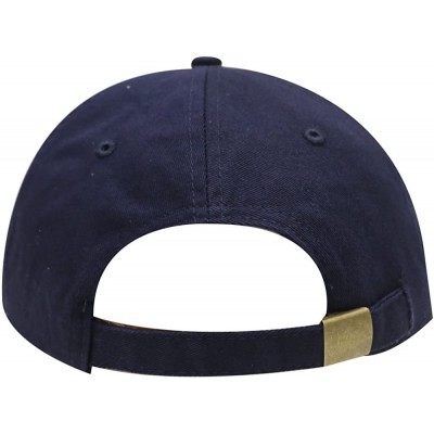 Baseball Caps Summer Ice Cream Cotton Baseball Cap - Navy - CU12I5DJVBT $12.71