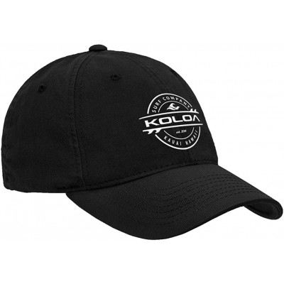 Baseball Caps Classic Cotton Dad Hats. Low Profile Adjustable Caps - Black/W - CZ12MB9KRWZ $12.26