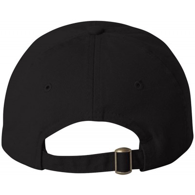 Baseball Caps Classic Cotton Dad Hats. Low Profile Adjustable Caps - Black/W - CZ12MB9KRWZ $12.26